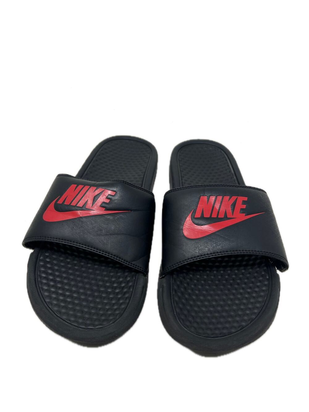 Nike Benassi JDI Slide Mens 8 Red/Black